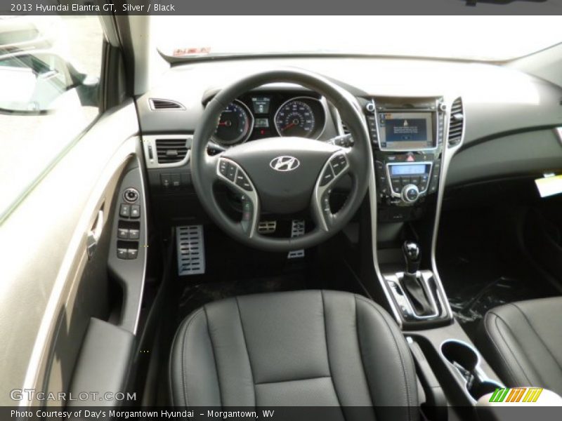 Silver / Black 2013 Hyundai Elantra GT