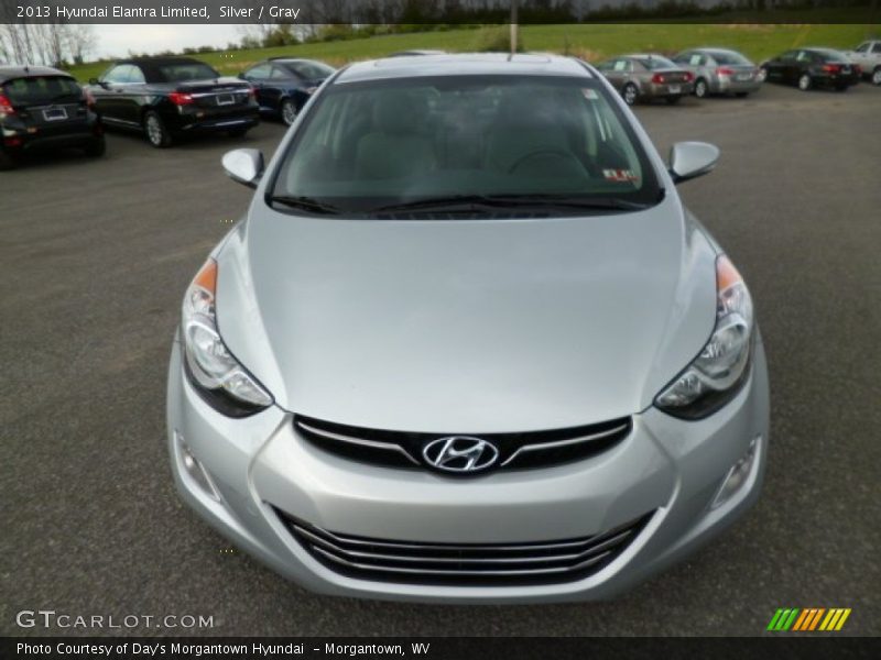 Silver / Gray 2013 Hyundai Elantra Limited