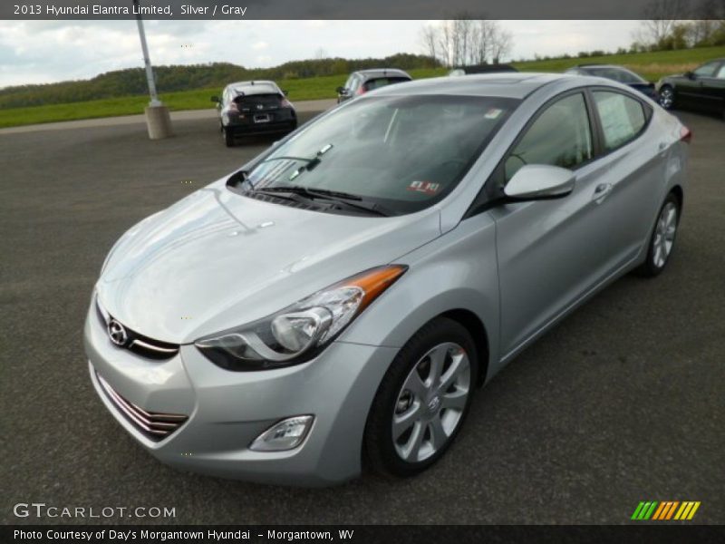 Silver / Gray 2013 Hyundai Elantra Limited