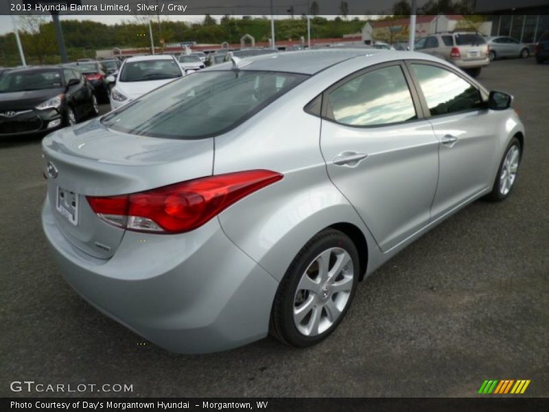 Silver / Gray 2013 Hyundai Elantra Limited
