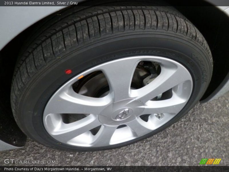 Silver / Gray 2013 Hyundai Elantra Limited