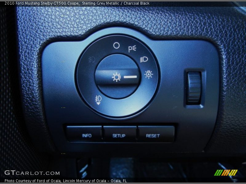 Controls of 2010 Mustang Shelby GT500 Coupe