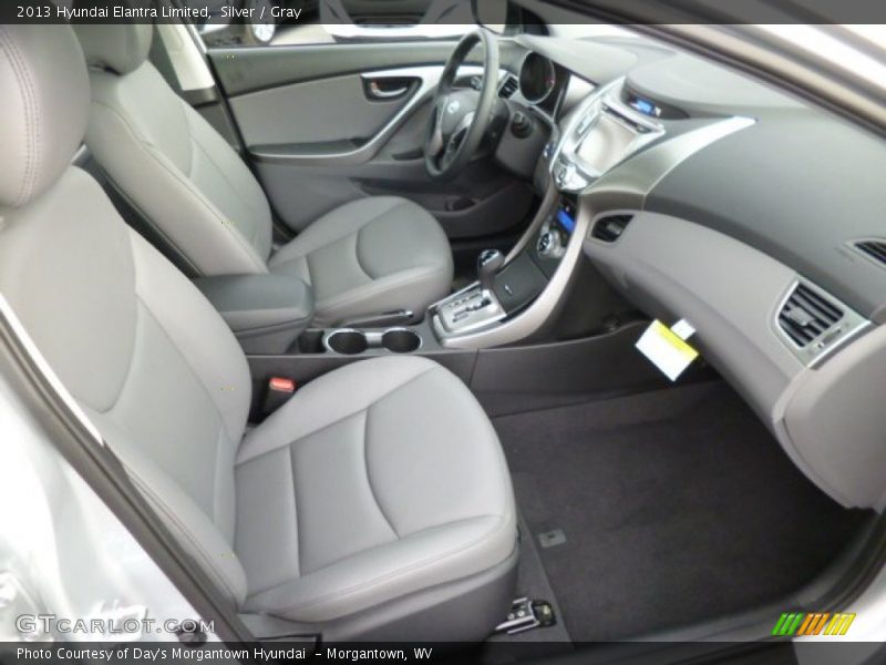 Silver / Gray 2013 Hyundai Elantra Limited