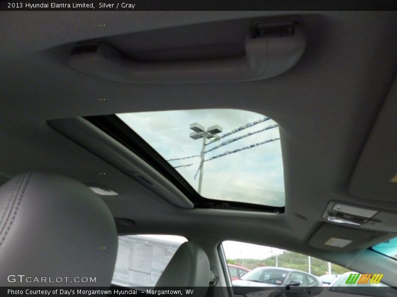 Silver / Gray 2013 Hyundai Elantra Limited