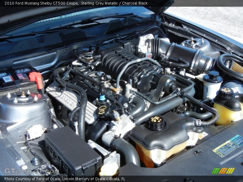  2010 Mustang Shelby GT500 Coupe Engine - 5.4 Liter Supercharged DOHC 32-Valve VVT V8