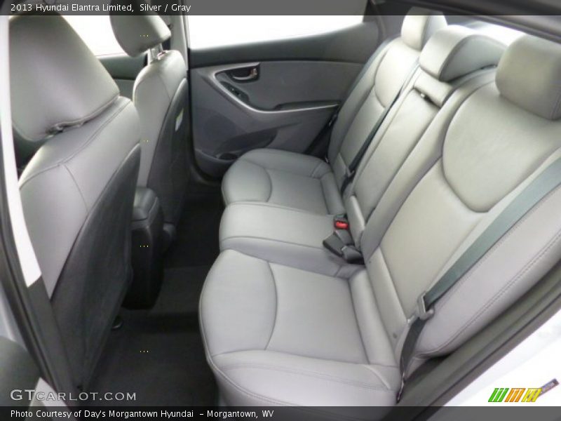 Silver / Gray 2013 Hyundai Elantra Limited