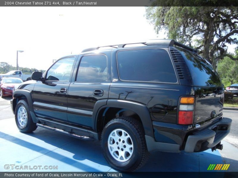 Black / Tan/Neutral 2004 Chevrolet Tahoe Z71 4x4