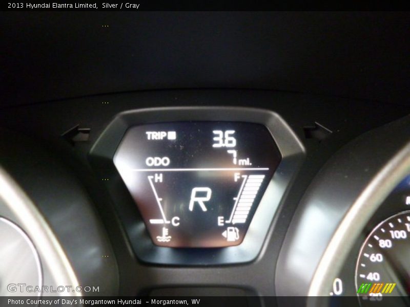 Silver / Gray 2013 Hyundai Elantra Limited