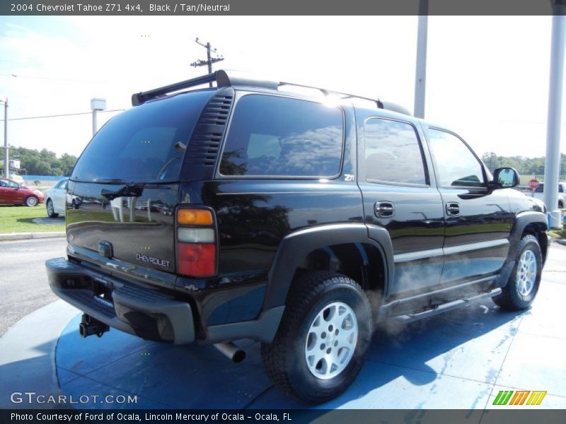 Black / Tan/Neutral 2004 Chevrolet Tahoe Z71 4x4
