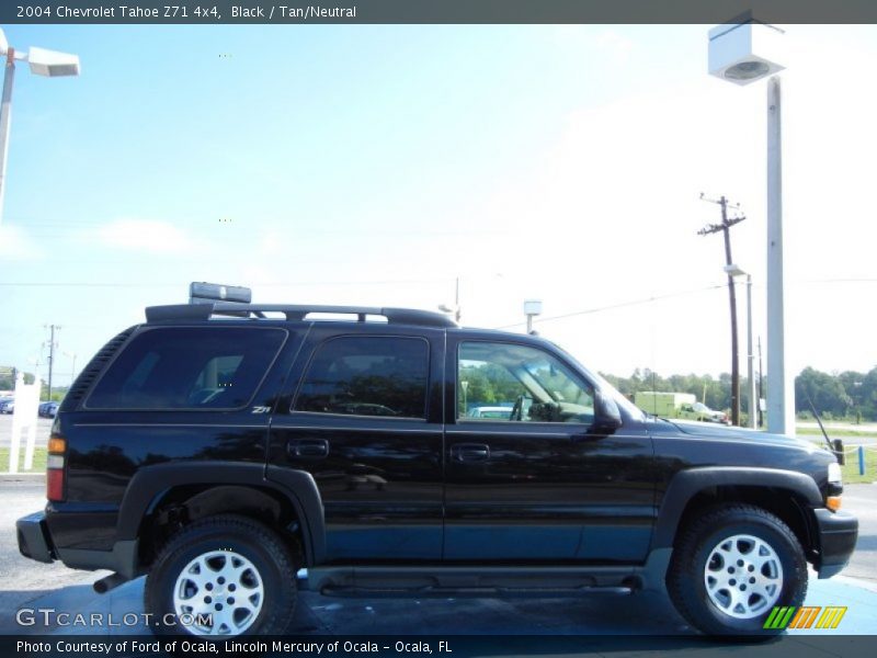 Black / Tan/Neutral 2004 Chevrolet Tahoe Z71 4x4