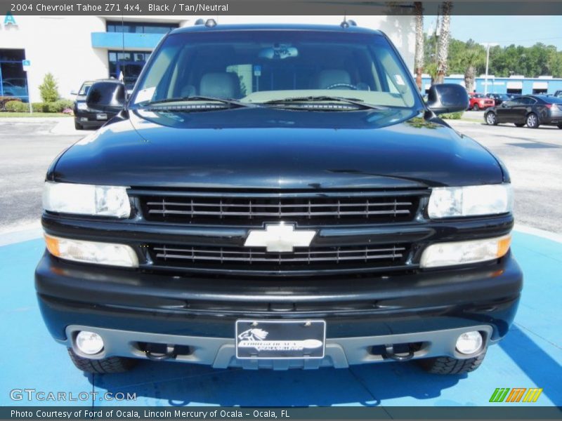 Black / Tan/Neutral 2004 Chevrolet Tahoe Z71 4x4