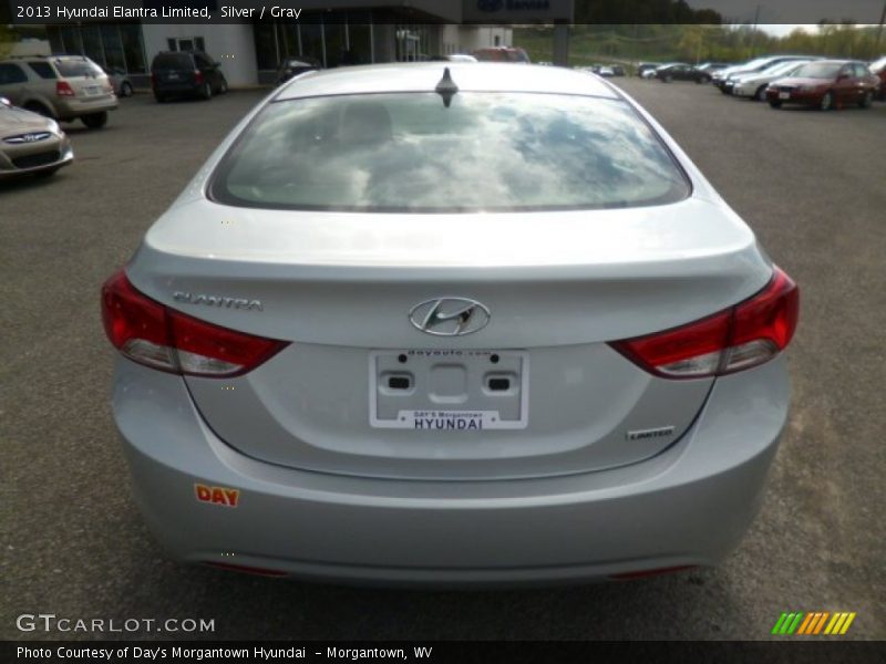 Silver / Gray 2013 Hyundai Elantra Limited