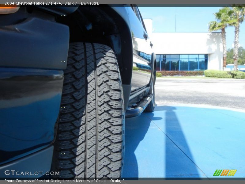 Black / Tan/Neutral 2004 Chevrolet Tahoe Z71 4x4