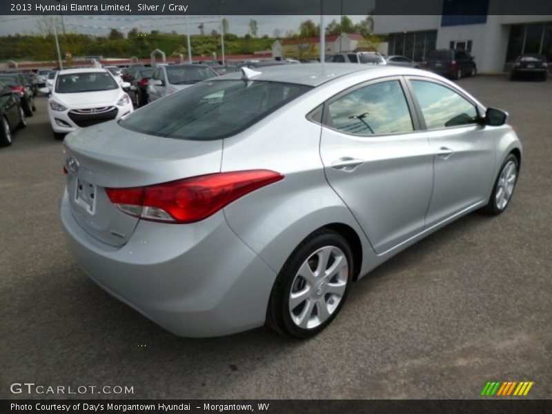 Silver / Gray 2013 Hyundai Elantra Limited