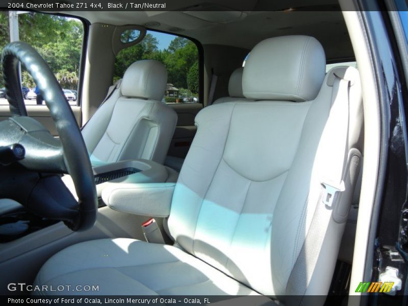 Black / Tan/Neutral 2004 Chevrolet Tahoe Z71 4x4