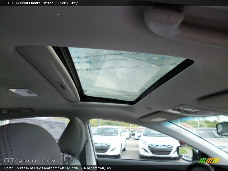 Silver / Gray 2013 Hyundai Elantra Limited