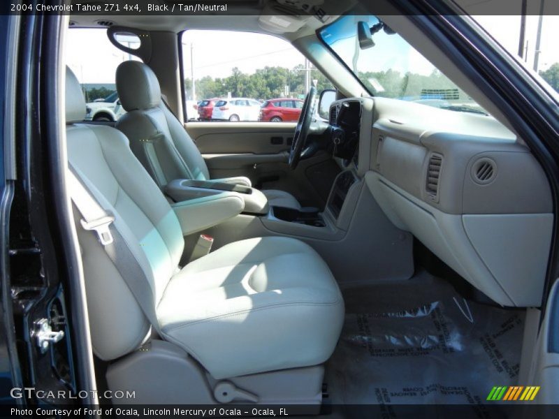 Black / Tan/Neutral 2004 Chevrolet Tahoe Z71 4x4