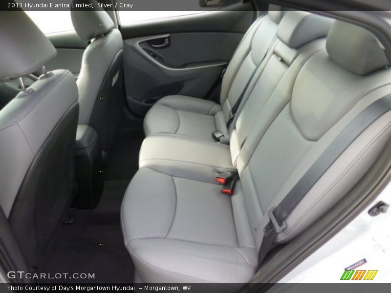 Silver / Gray 2013 Hyundai Elantra Limited