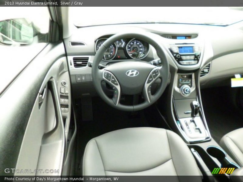 Silver / Gray 2013 Hyundai Elantra Limited