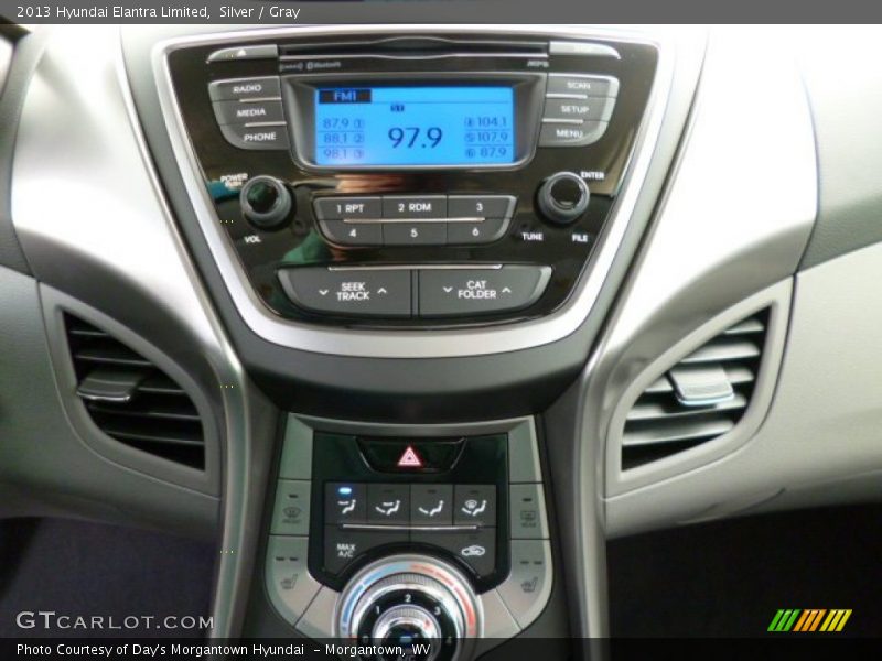 Silver / Gray 2013 Hyundai Elantra Limited