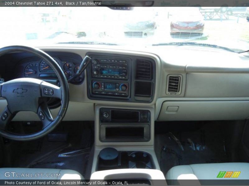Black / Tan/Neutral 2004 Chevrolet Tahoe Z71 4x4