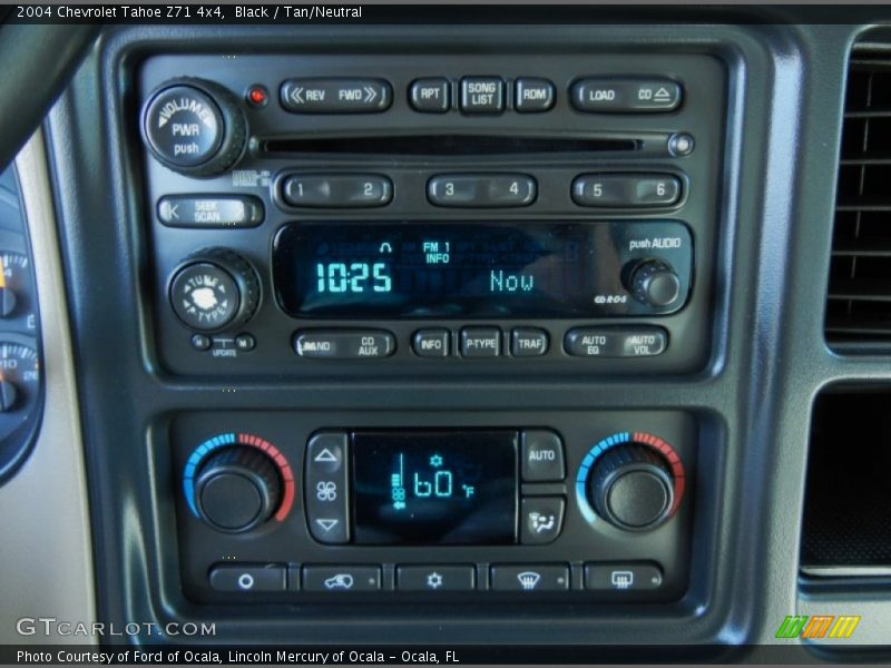 Black / Tan/Neutral 2004 Chevrolet Tahoe Z71 4x4