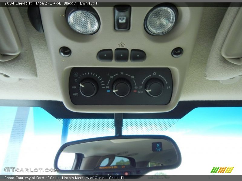 Black / Tan/Neutral 2004 Chevrolet Tahoe Z71 4x4