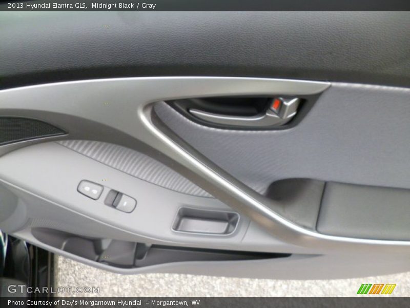 Midnight Black / Gray 2013 Hyundai Elantra GLS