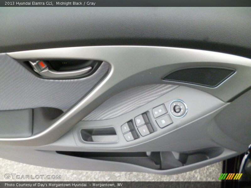 Midnight Black / Gray 2013 Hyundai Elantra GLS