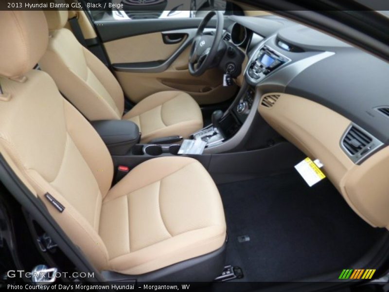 Black / Beige 2013 Hyundai Elantra GLS