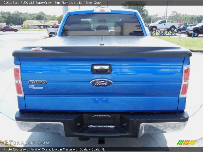 Blue Flame Metallic / Steel Gray 2011 Ford F150 XLT SuperCrew