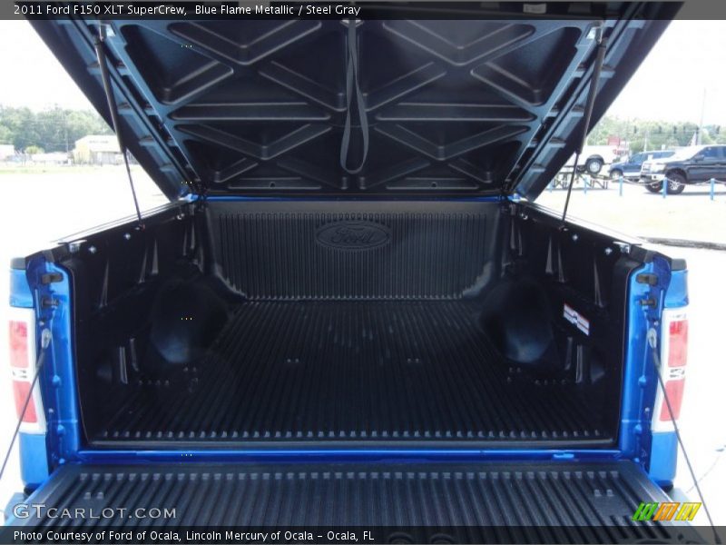 Blue Flame Metallic / Steel Gray 2011 Ford F150 XLT SuperCrew