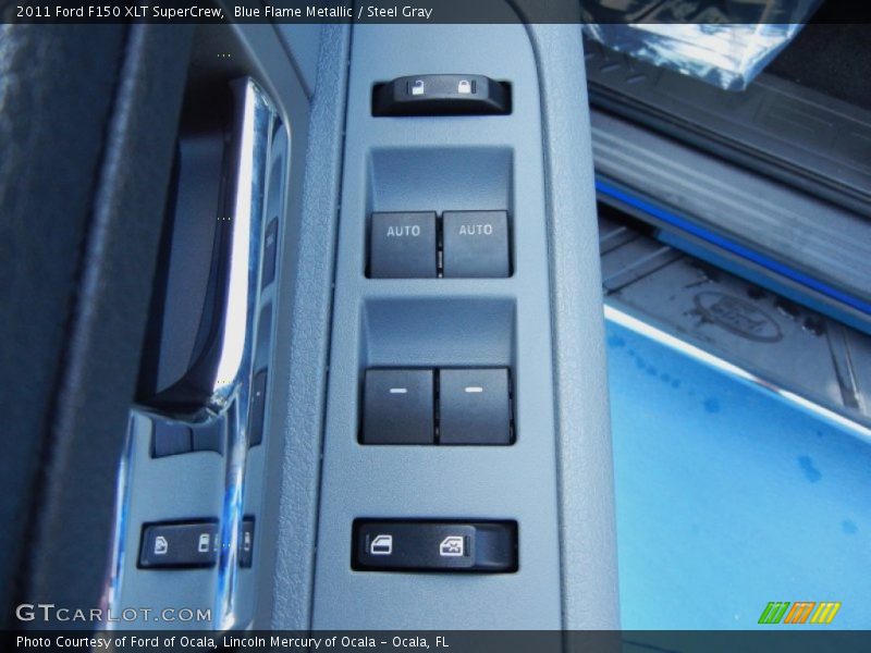 Blue Flame Metallic / Steel Gray 2011 Ford F150 XLT SuperCrew