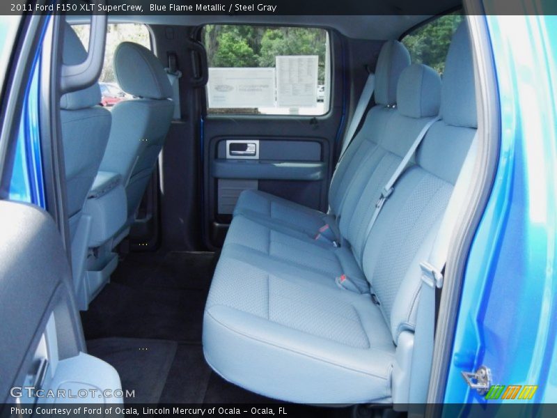 Rear Seat of 2011 F150 XLT SuperCrew