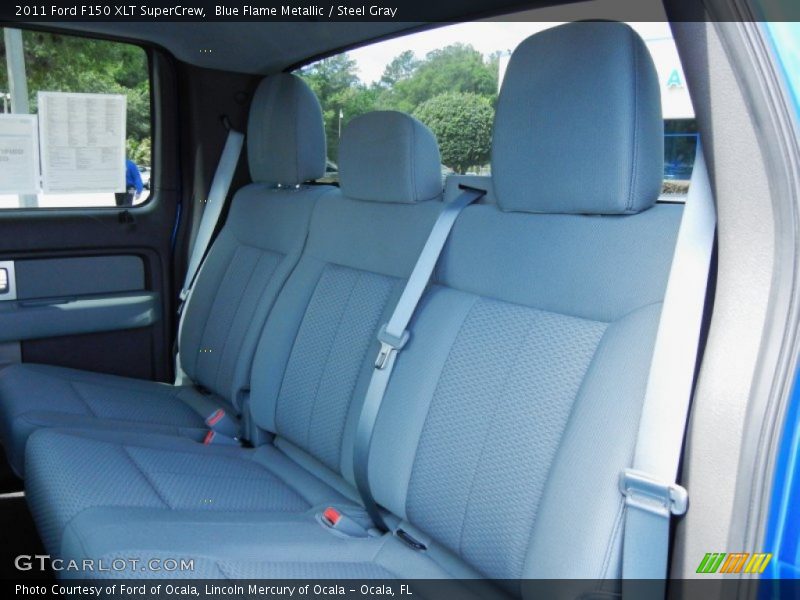 Rear Seat of 2011 F150 XLT SuperCrew