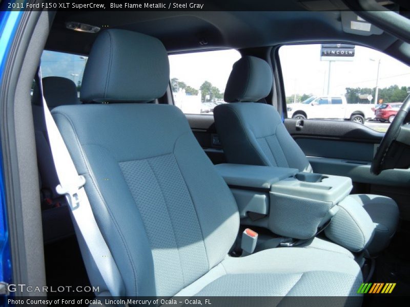Front Seat of 2011 F150 XLT SuperCrew