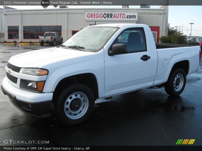 Summit White / Ebony 2011 Chevrolet Colorado Work Truck Regular Cab