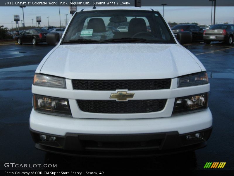 Summit White / Ebony 2011 Chevrolet Colorado Work Truck Regular Cab