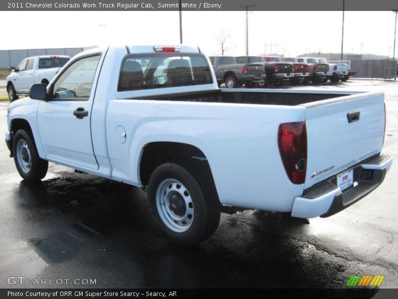 Summit White / Ebony 2011 Chevrolet Colorado Work Truck Regular Cab