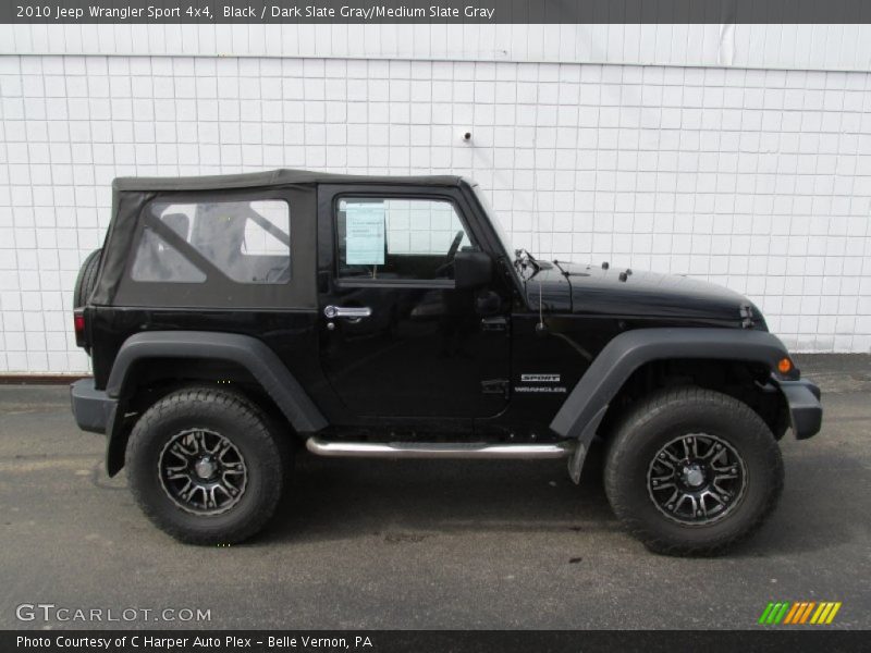 Black / Dark Slate Gray/Medium Slate Gray 2010 Jeep Wrangler Sport 4x4