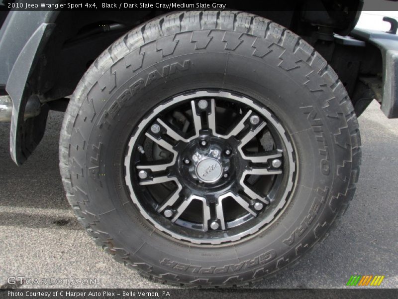 Black / Dark Slate Gray/Medium Slate Gray 2010 Jeep Wrangler Sport 4x4