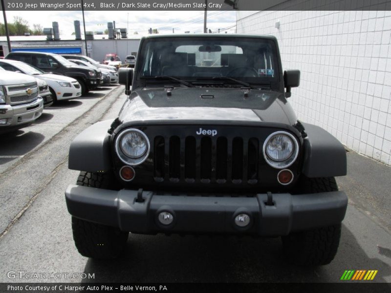 Black / Dark Slate Gray/Medium Slate Gray 2010 Jeep Wrangler Sport 4x4