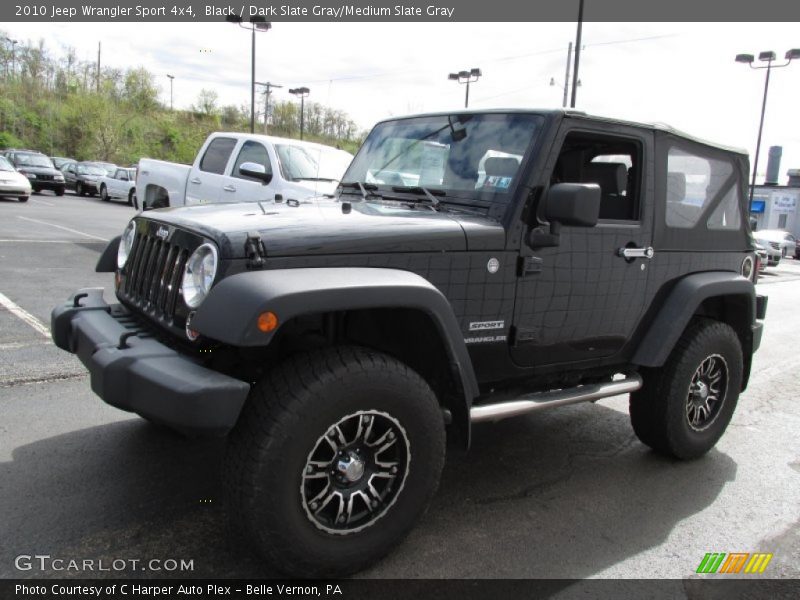 Black / Dark Slate Gray/Medium Slate Gray 2010 Jeep Wrangler Sport 4x4