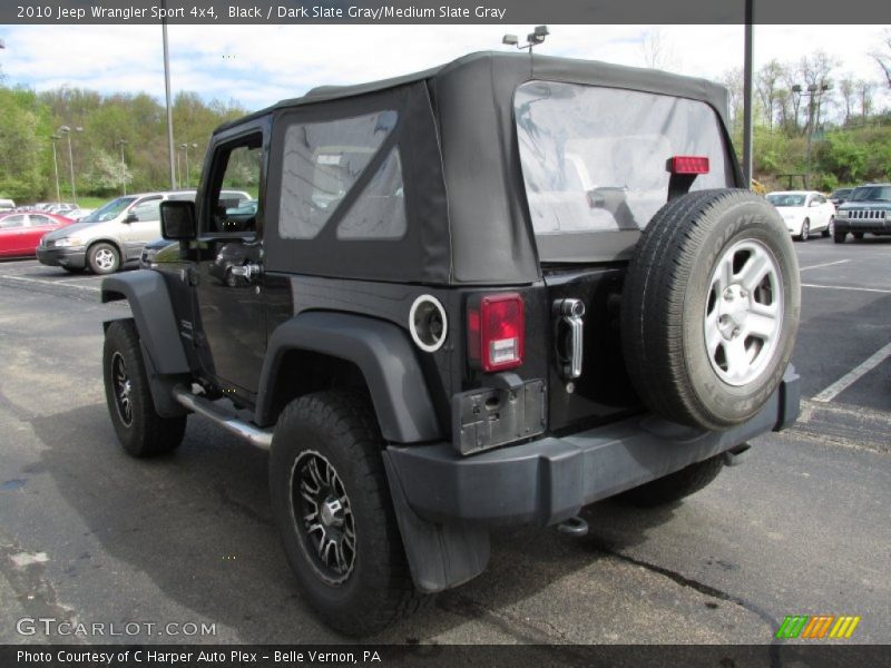 Black / Dark Slate Gray/Medium Slate Gray 2010 Jeep Wrangler Sport 4x4