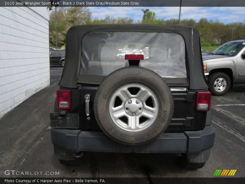 Black / Dark Slate Gray/Medium Slate Gray 2010 Jeep Wrangler Sport 4x4