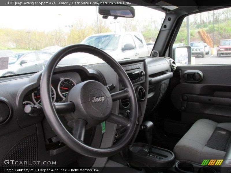 Black / Dark Slate Gray/Medium Slate Gray 2010 Jeep Wrangler Sport 4x4