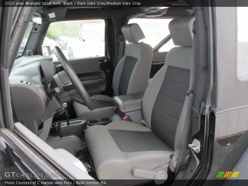 Black / Dark Slate Gray/Medium Slate Gray 2010 Jeep Wrangler Sport 4x4
