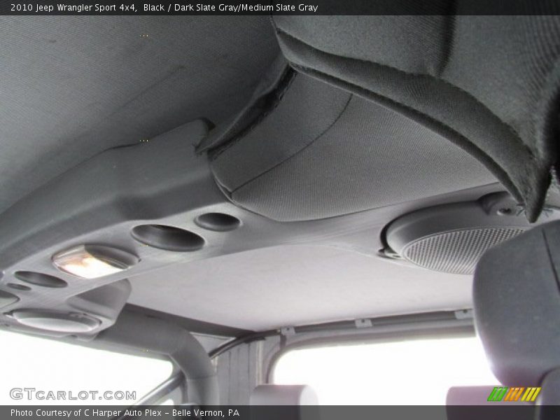 Black / Dark Slate Gray/Medium Slate Gray 2010 Jeep Wrangler Sport 4x4