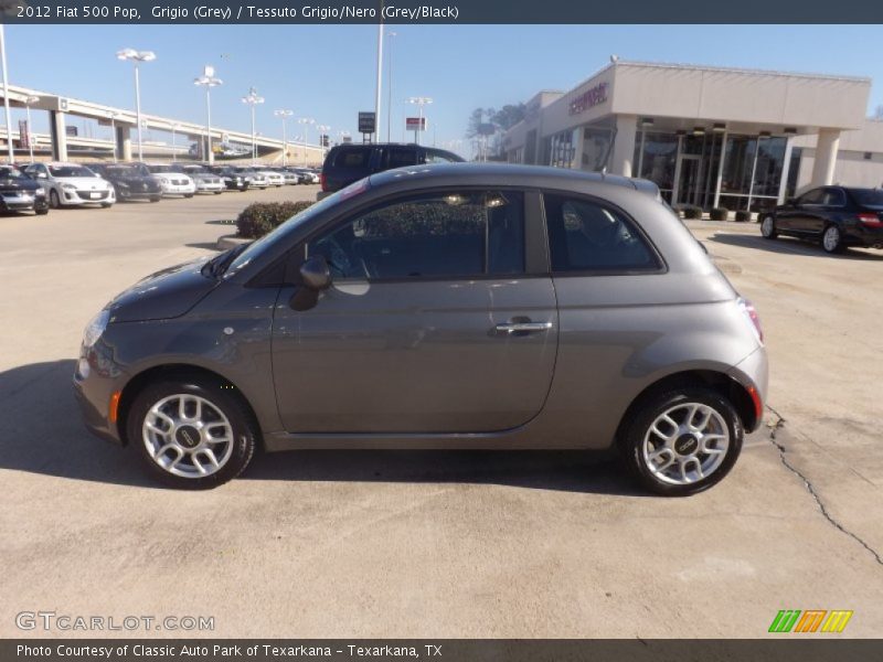 Grigio (Grey) / Tessuto Grigio/Nero (Grey/Black) 2012 Fiat 500 Pop