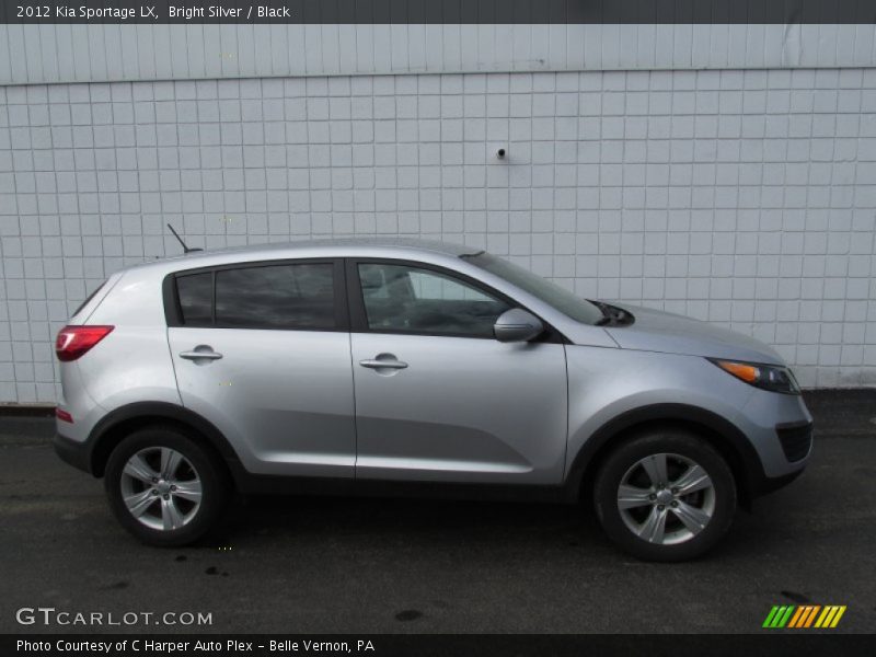 Bright Silver / Black 2012 Kia Sportage LX